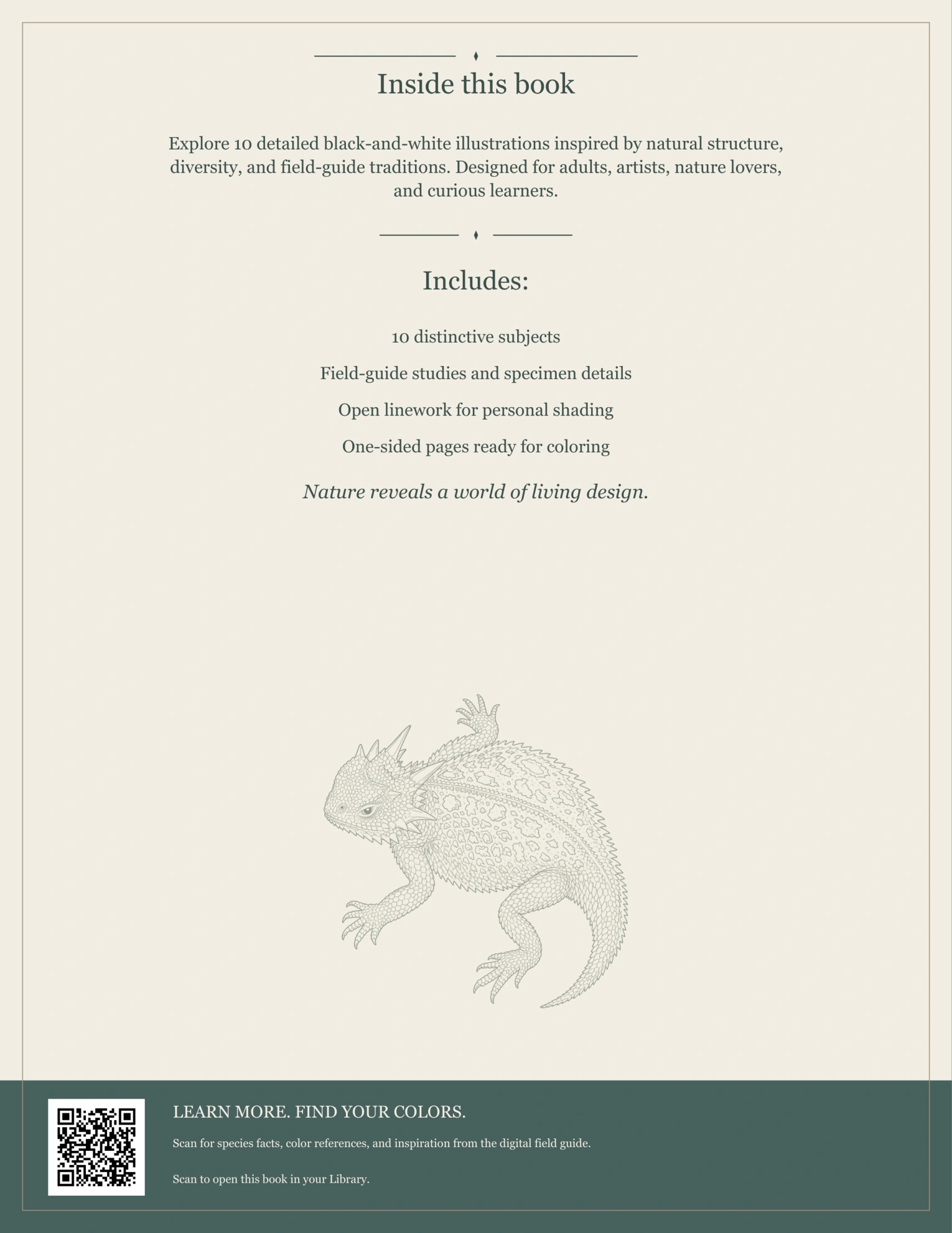 Lizards · Volume 1 coloring preview 4